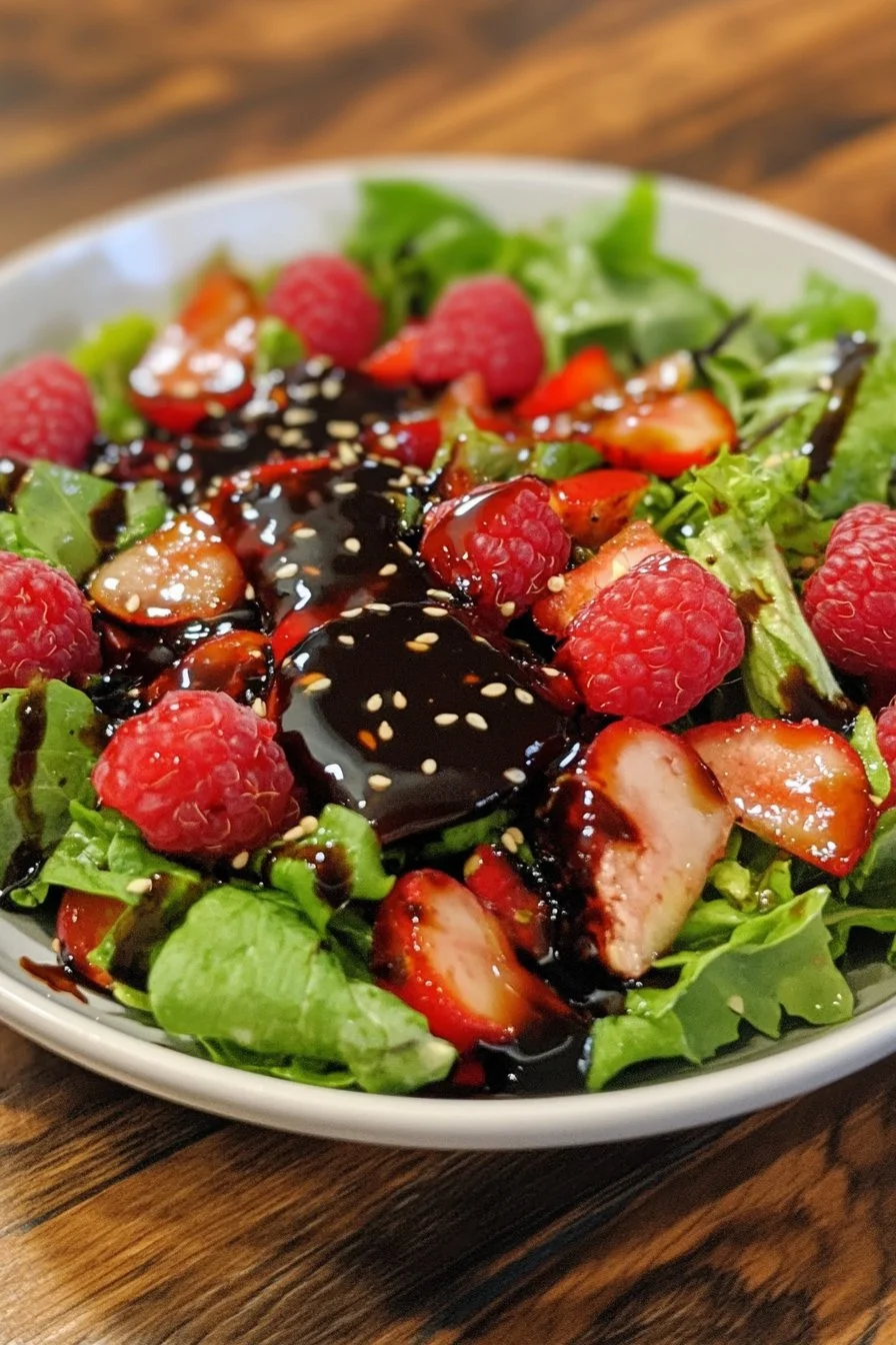 Raspberry Balsamic Vinaigrette Salad Dressing