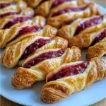 Raspberry Pastry Twists