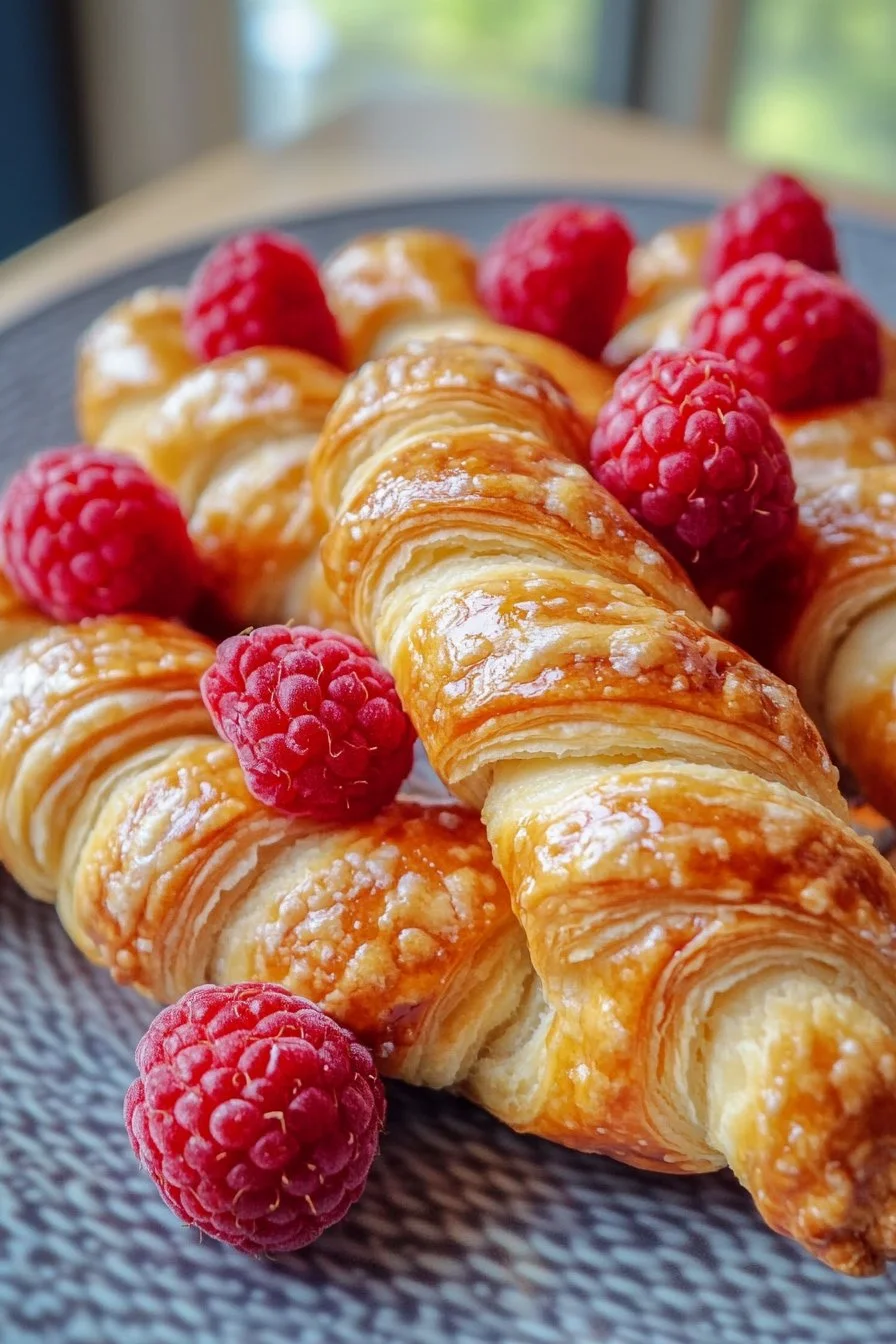 Raspberry Pastry Twists: Indulge in This Sweet Delight!