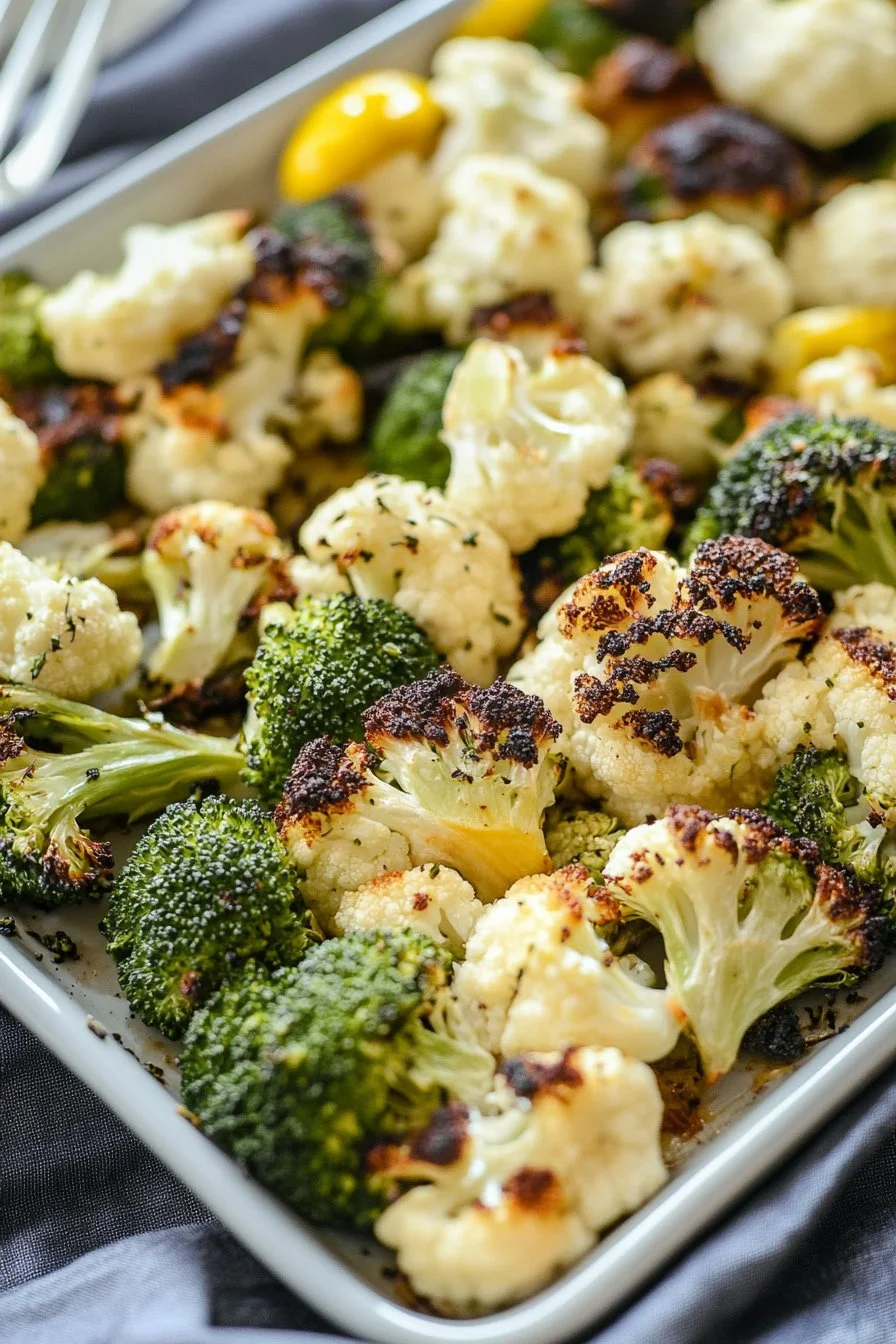 Roasted Broccoli and Cauliflower: Your Weeknight Veggie Upgrade