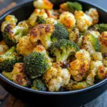 Roasted Broccoli & Cauliflower Medley