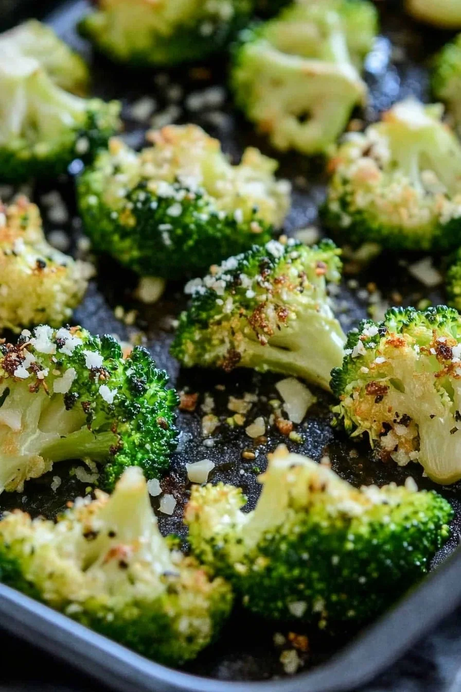 Roasted Broccoli with Garlic and Parmesan