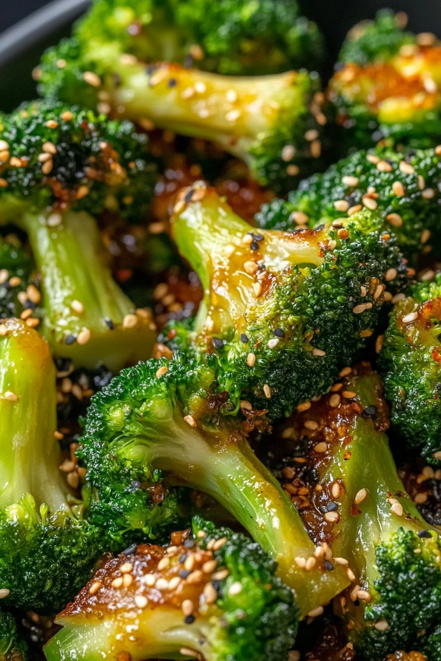Roasted Soy Sauce Spicy Broccoli