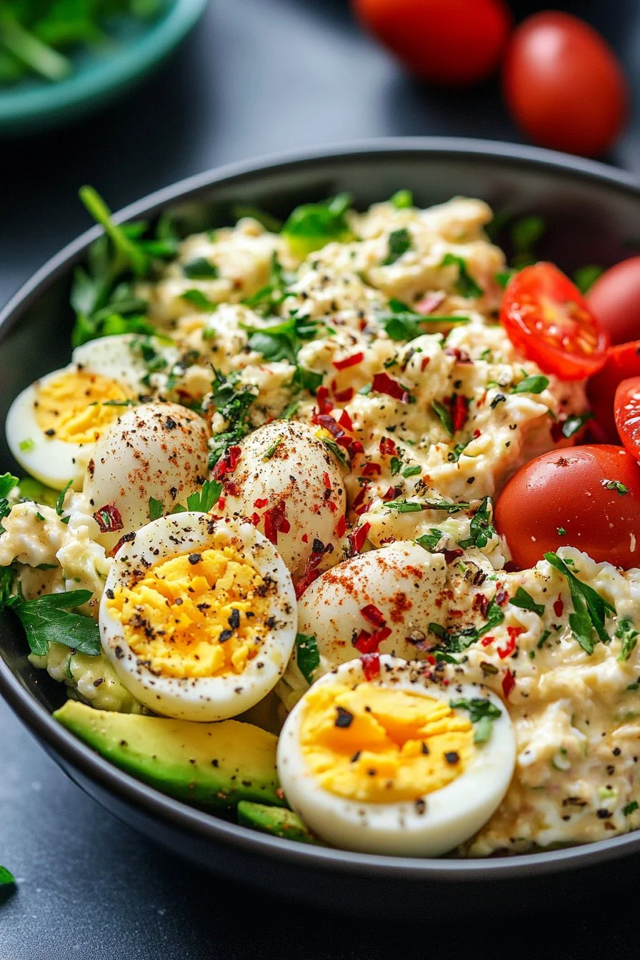SIMPLE & ZESTY MEDITERRANEAN AVOCADO EGG SALAD 10 Simple & Zesty Mediterranean Avocado Egg Salad
