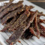 Sweet and Smoky Brown Sugar Venison Jerky