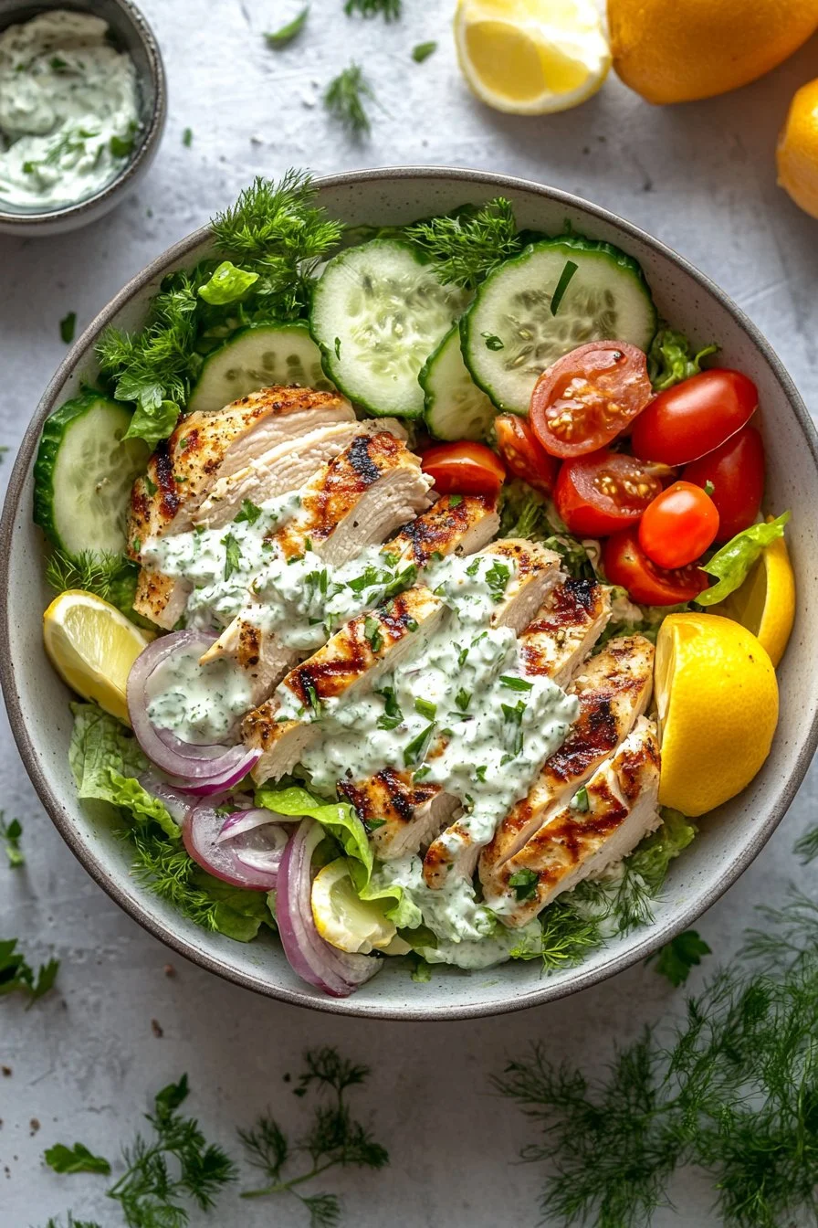 Tzatziki Chicken Salad