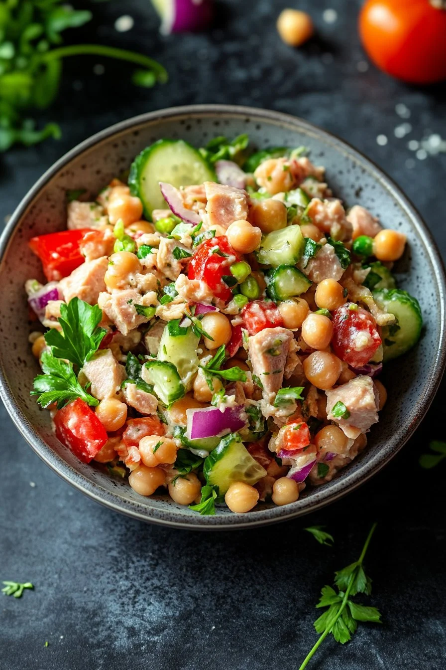 Zesty Chickpea Tuna Salad 7 Zesty Chickpea Tuna Salad