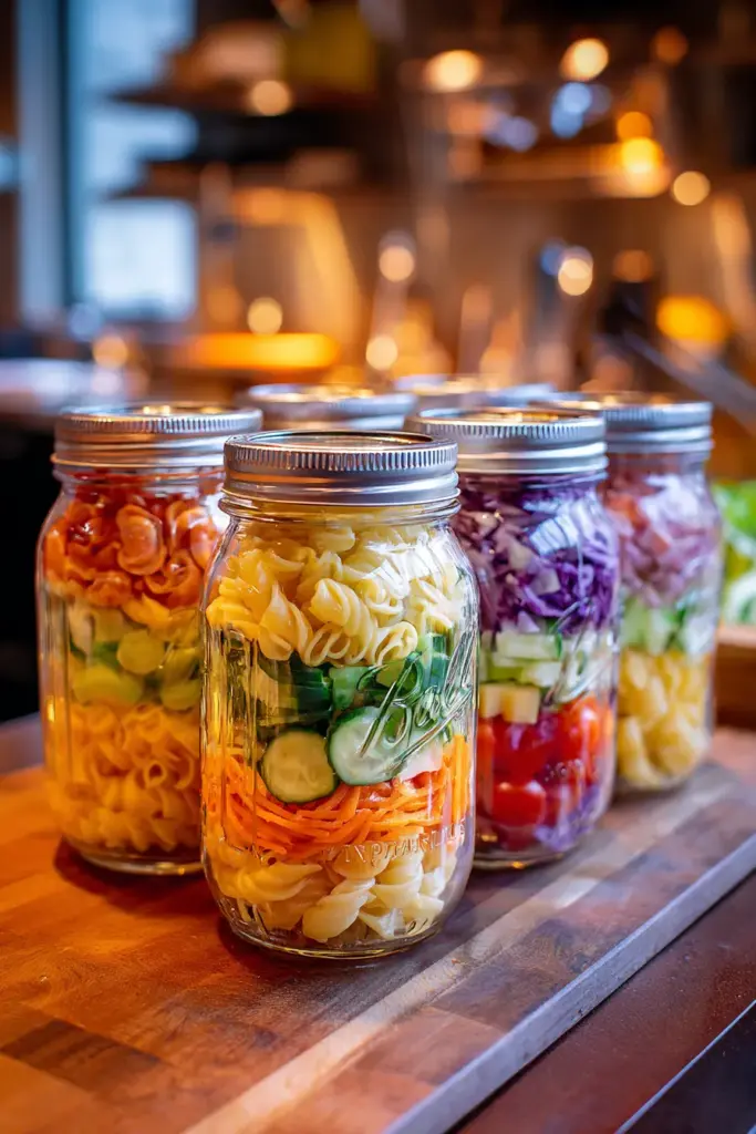 The Complete Guide to Pasta and Orzo Salads 24 Mason Jar Pasta Salad