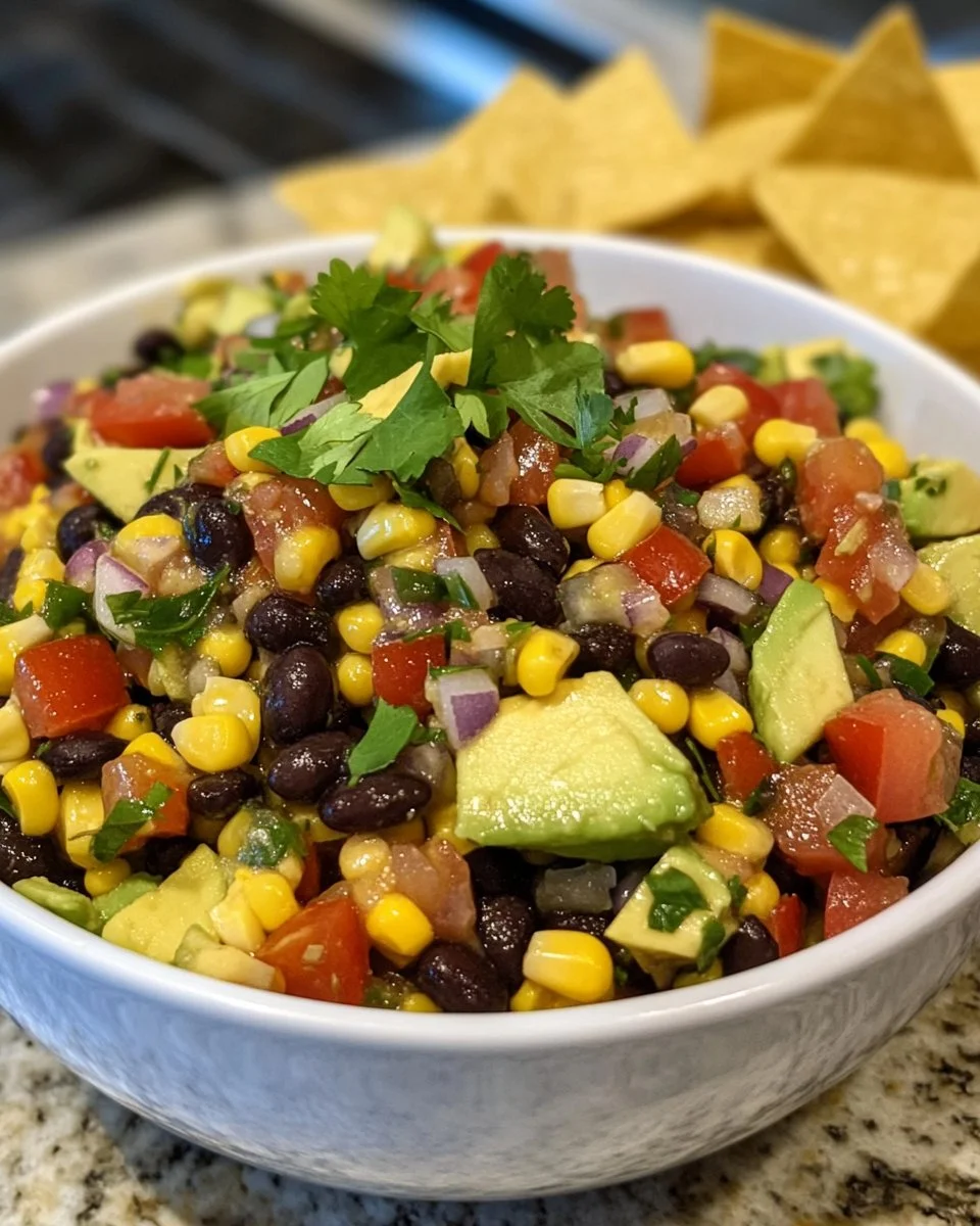 Avocado Corn and Black Bean Salsa