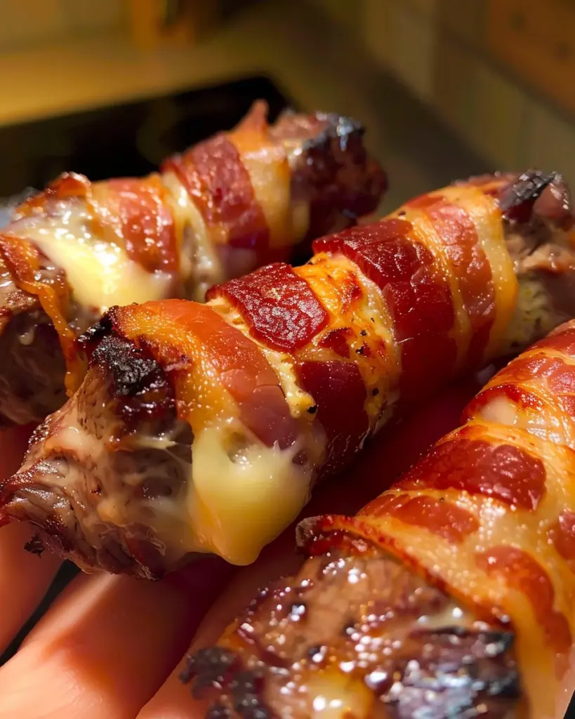 Bacon Crisped Venison Bombs: Decadent Cheese Core Explosion