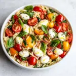 Caprese Orzo Pasta Salad