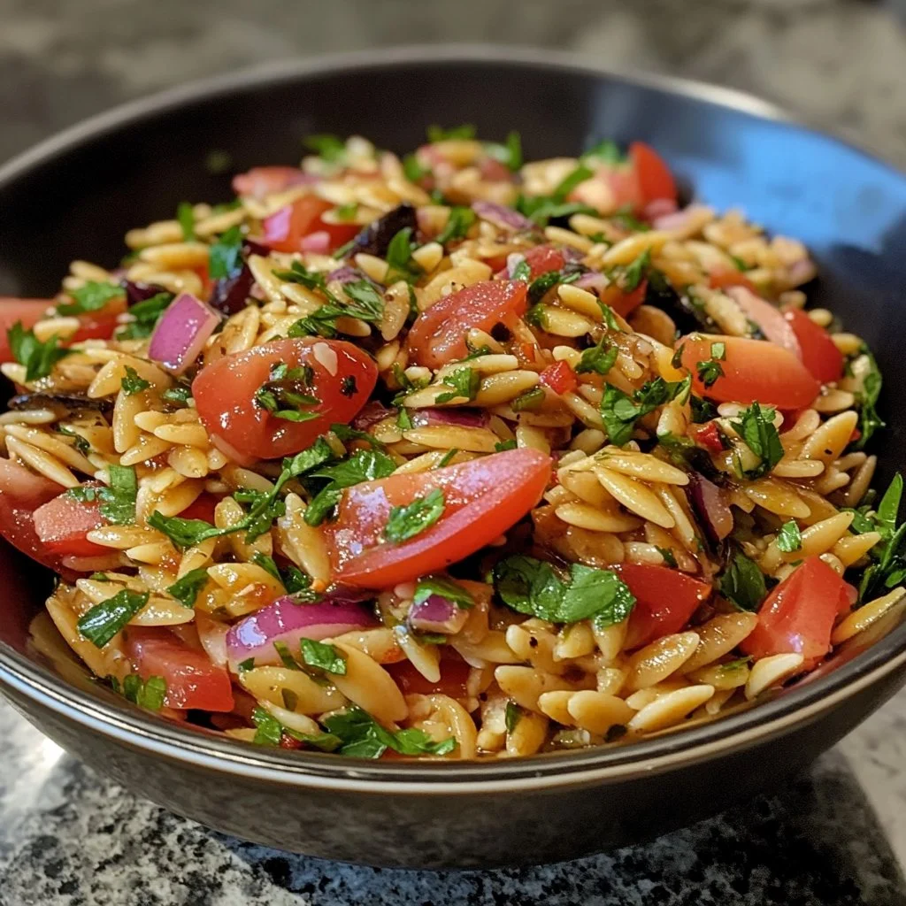 Classic Balsamic Orzo Salad – flirtyfood