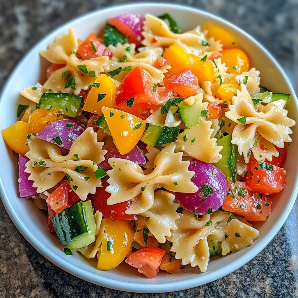 Colorful Bow Tie Pasta Salad