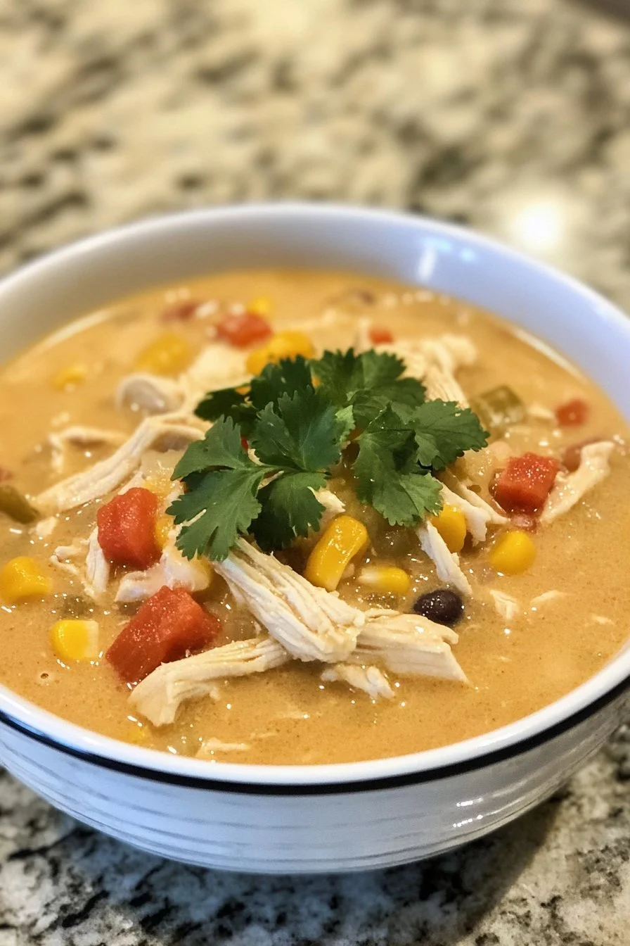 Creamy Chicken Enchilada Soup