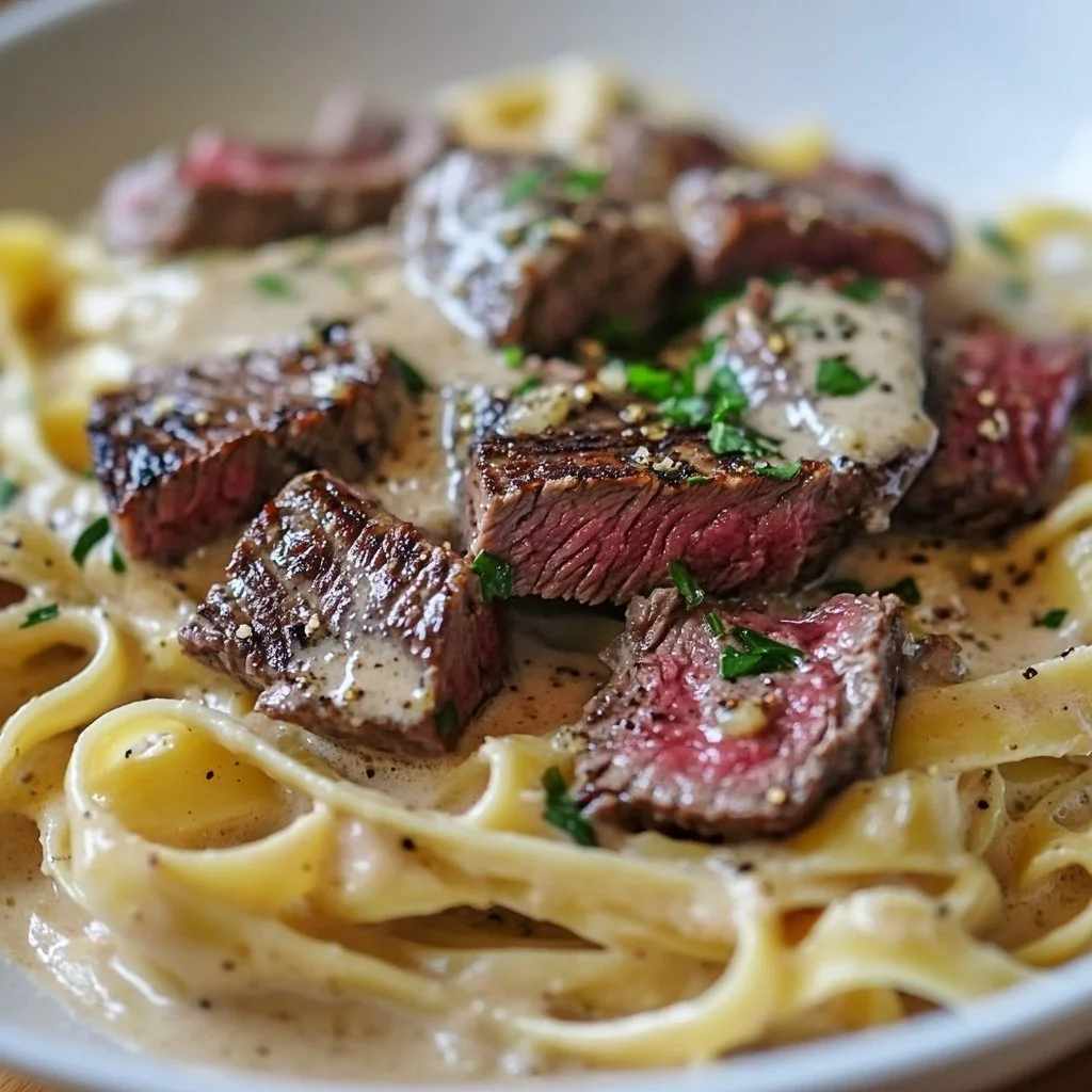 Creamy Steak Pasta