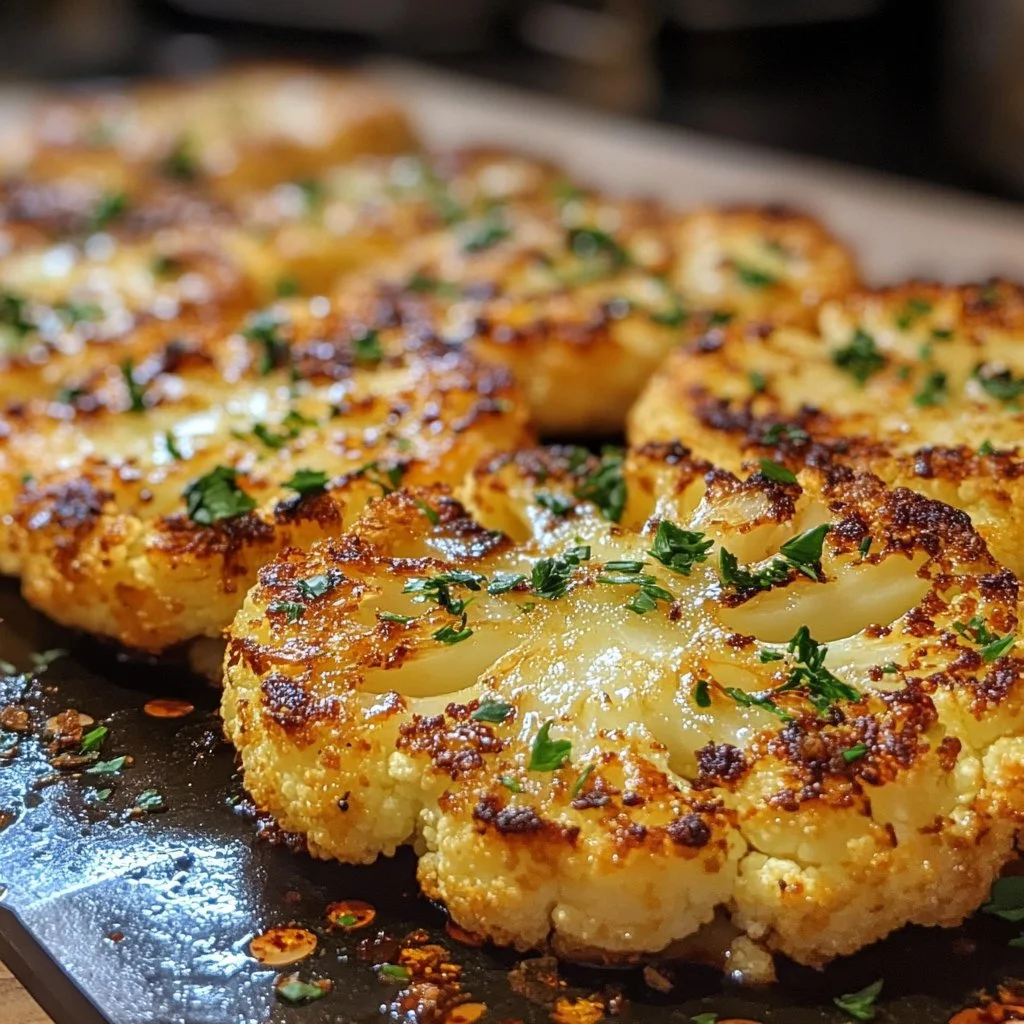 Crispy Baked Cauliflower Steaks