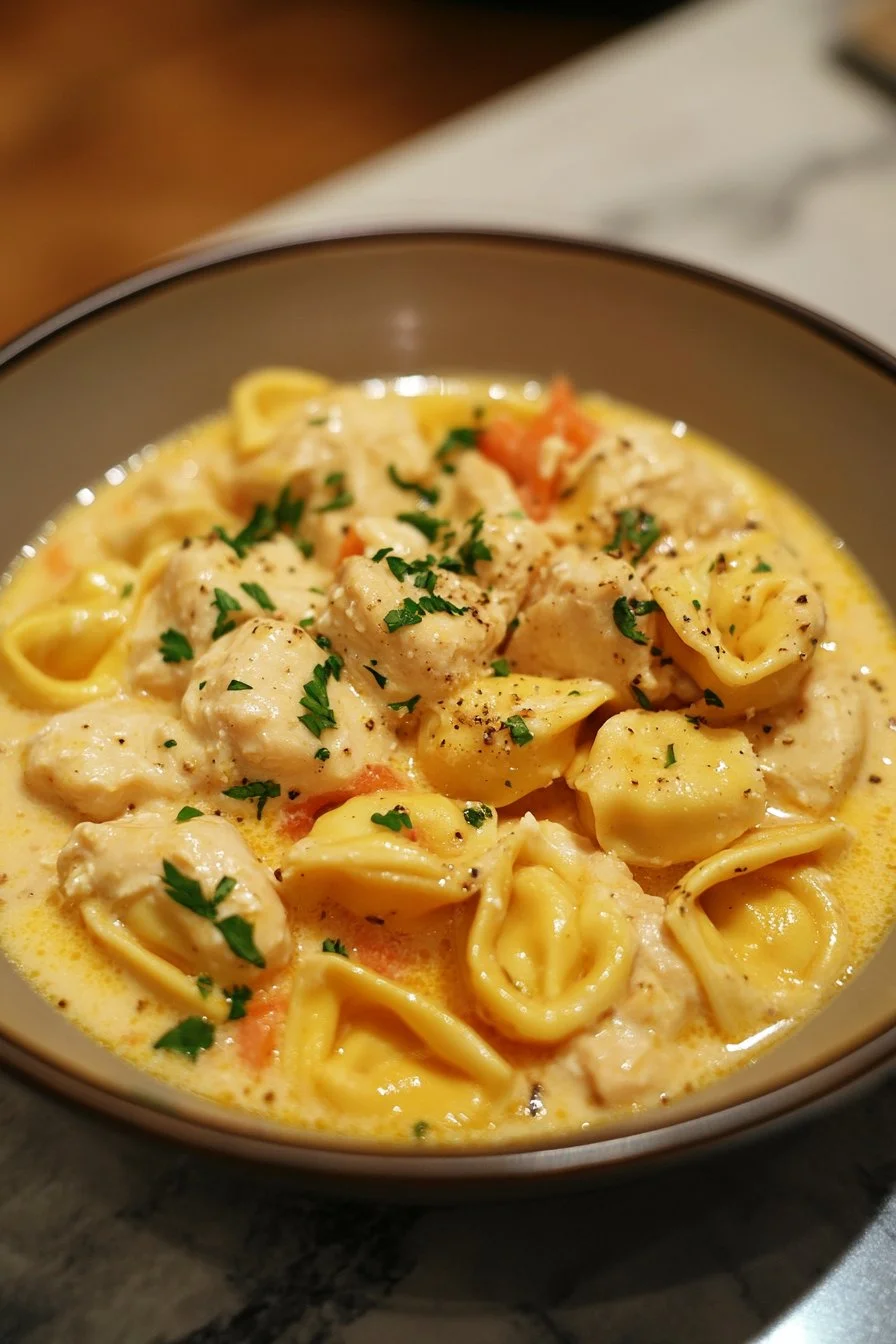 CrockPot Chicken Tortellini