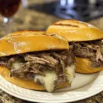 Crockpot French Dip Sandwiches
