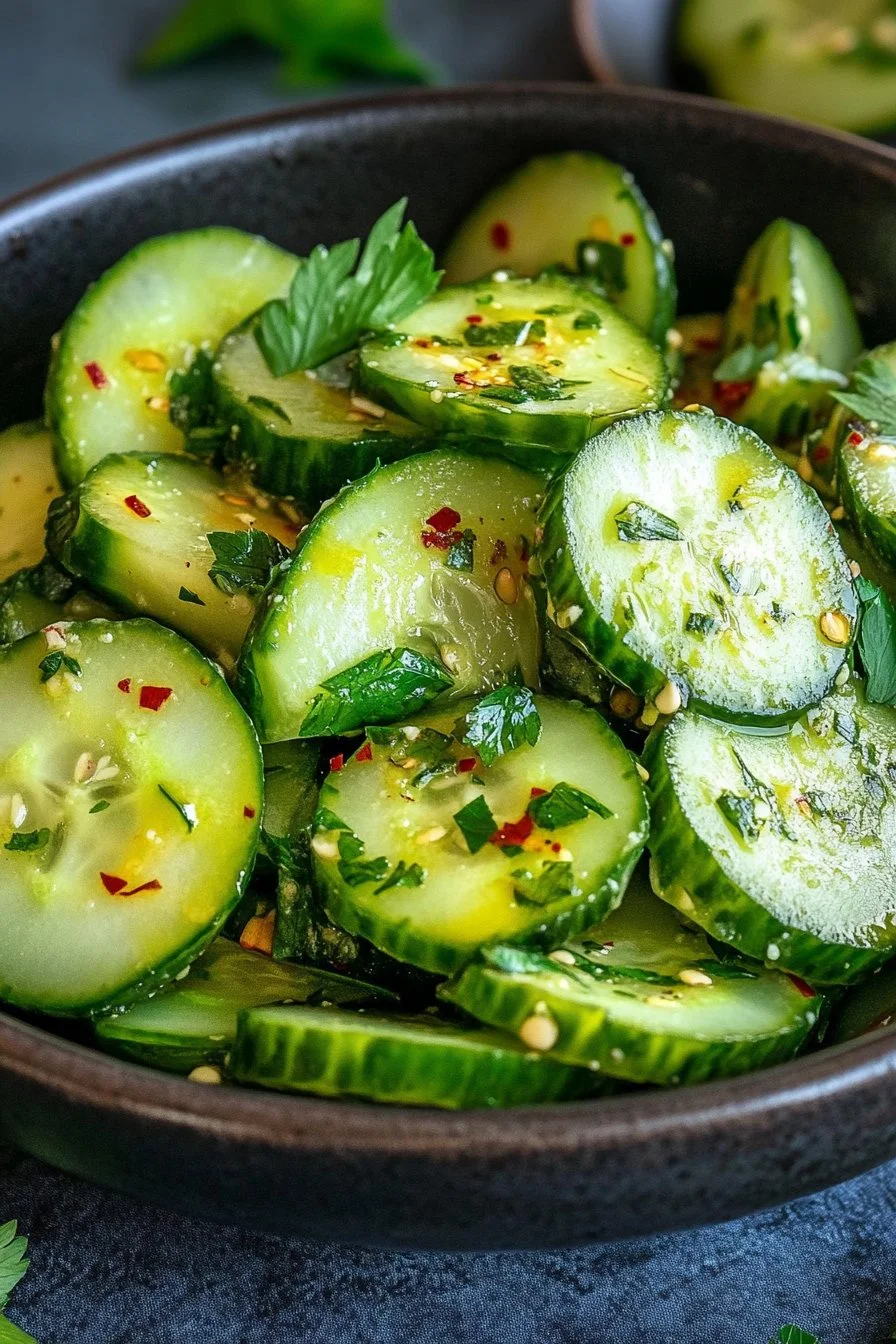 Easy Asian Cucumber Salad