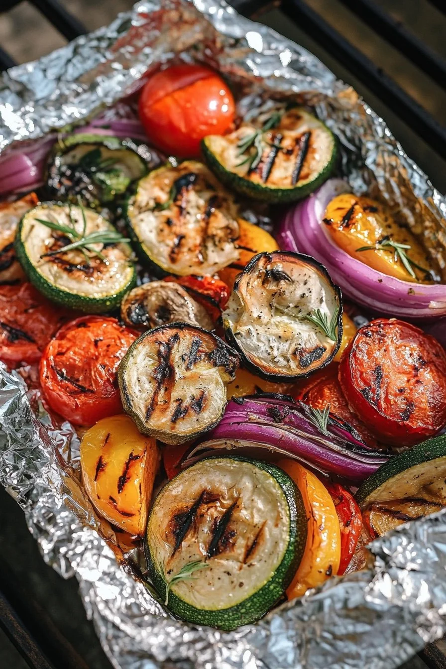 Flavorful Grilled Veggies in Foil
