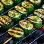 Garlic Butter Zucchini Skewers