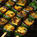 Garlic Butter Zucchini Skewers