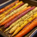Garlic Roasted Rainbow Carrots