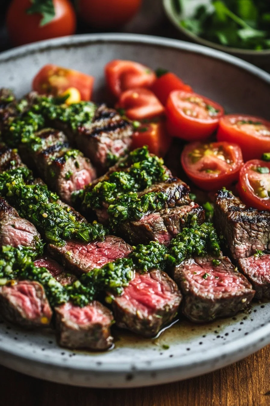Grilled Chimichurri Steak Bowls
