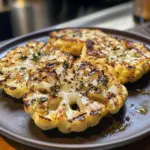 Grilled Garlic Cauliflower Steaks