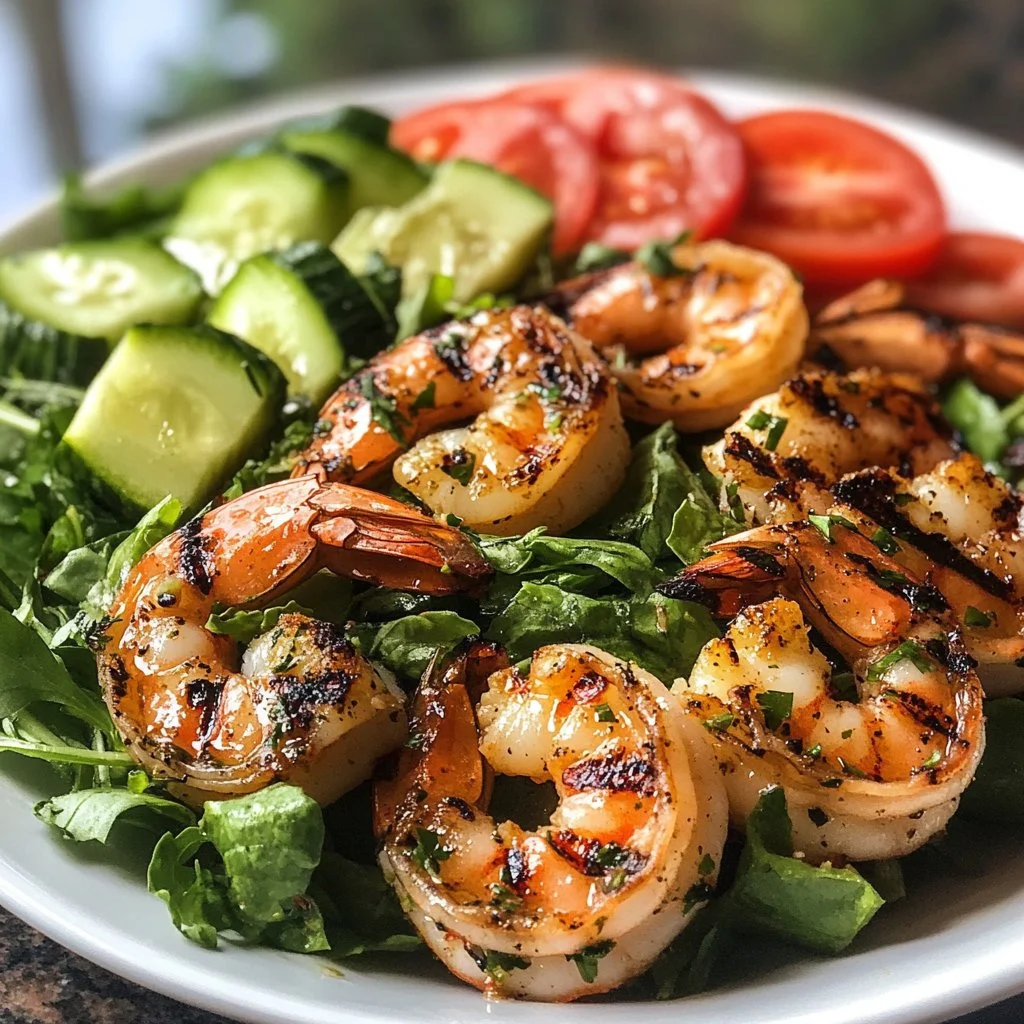Grilled Shrimp Summer Salad