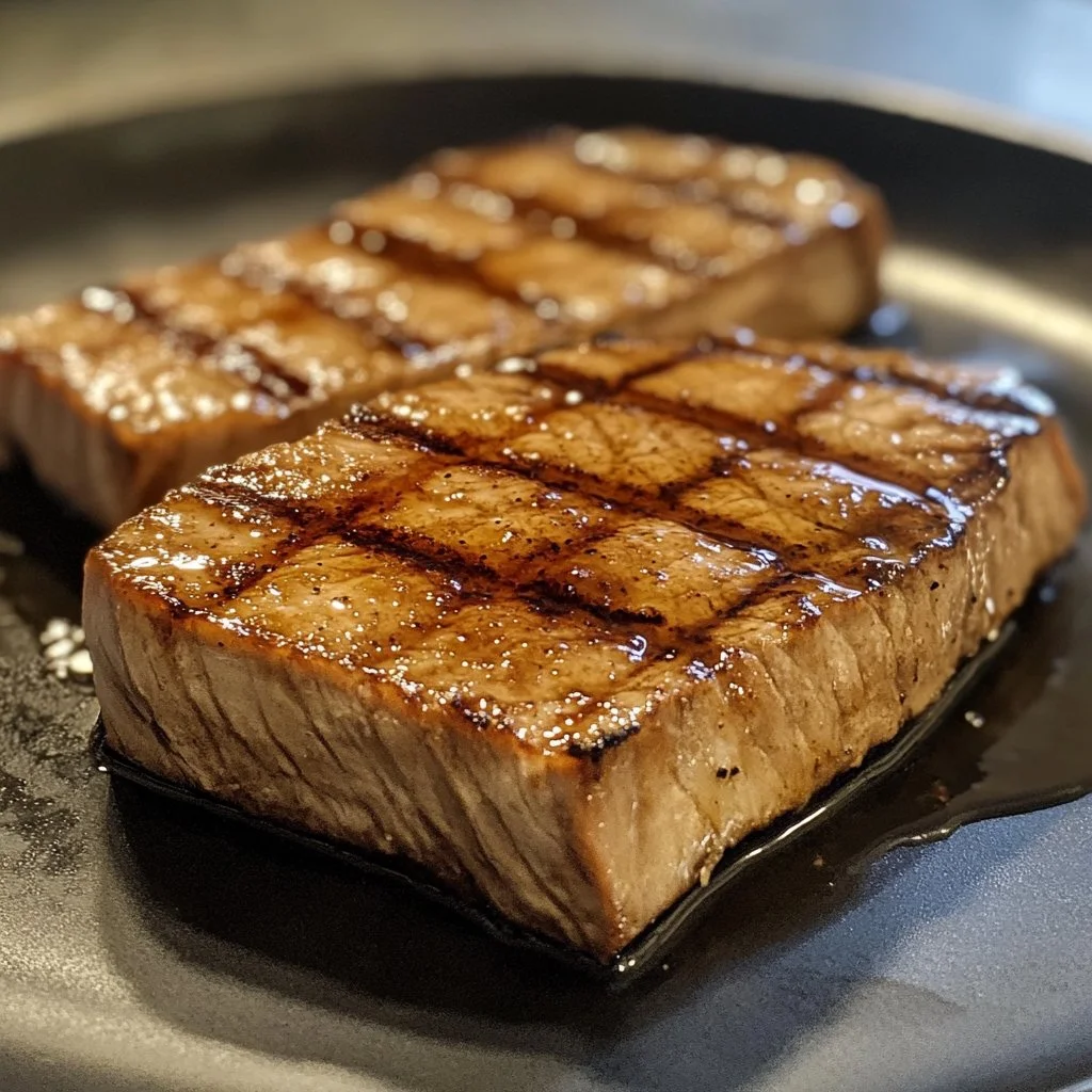 Grilled Soy-Ginger Tuna Steak