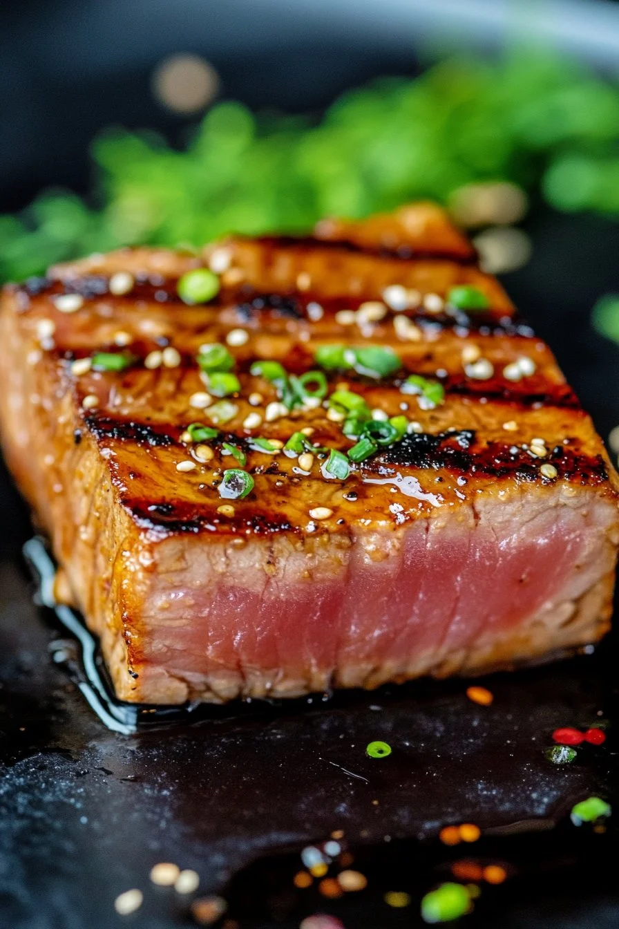 Grilled Soy-Ginger Tuna Steak