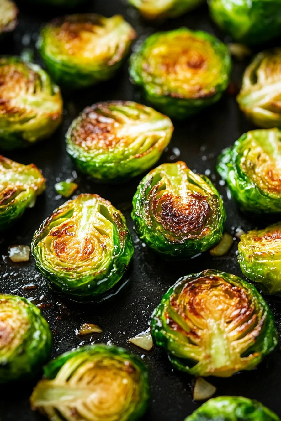 Honey Garlic Roasted Brussels Sprouts that Everyone Will Love