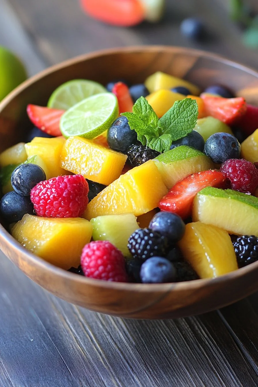 Honey Lime Fruit Salad