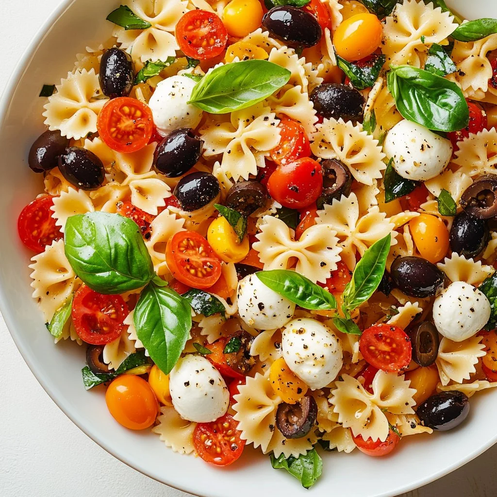 Delicious Italian Antipasto Pasta Salad with fresh ingredients and vibrant colors