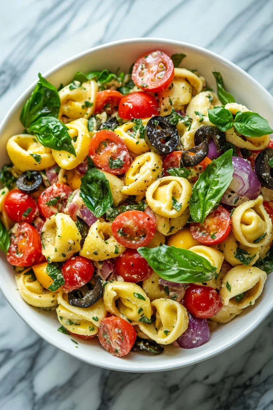 Italian Pasta Salad with Cheesy Tortellini