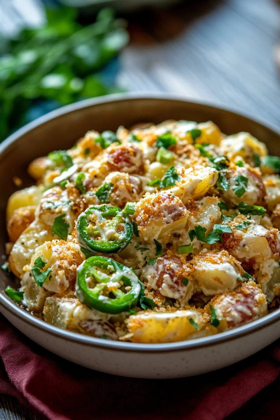 Jalapeno Popper Roasted Potato Salad