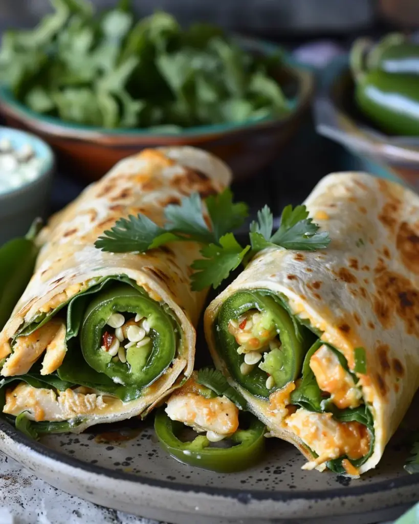Jalapeño Popper Smash Chicken Wraps: Fiery Flavor Explosion!