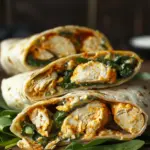 Jalapeño Popper Smash Chicken Wraps