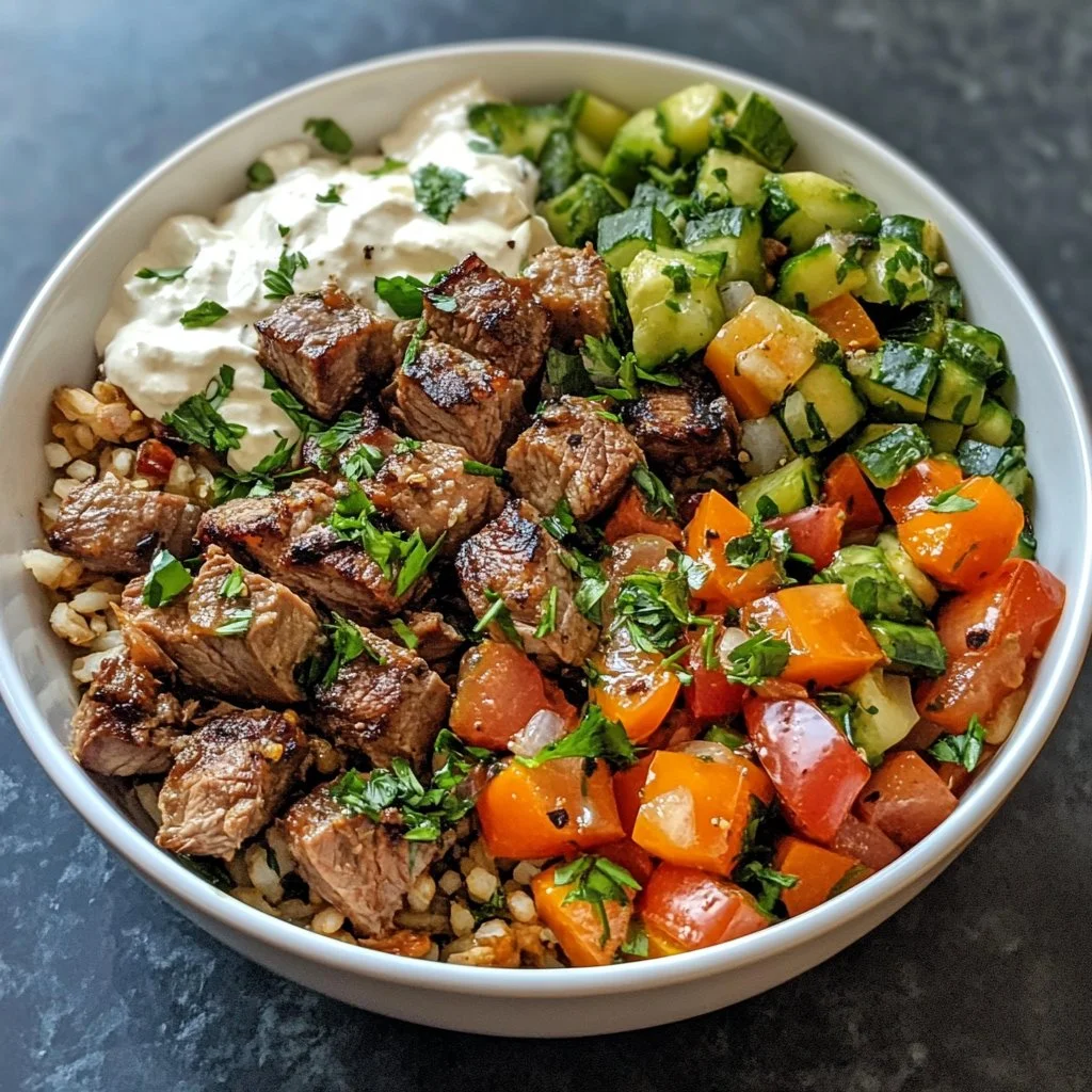 Mediterranean Lamb Bowls