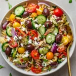 Mediterranean Orzo Salad with Feta