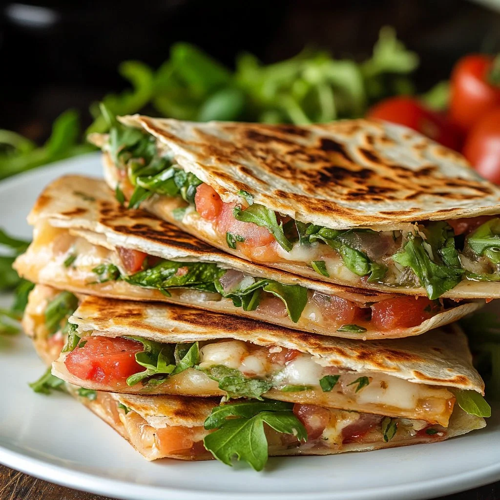 Mediterranean Quesadillas