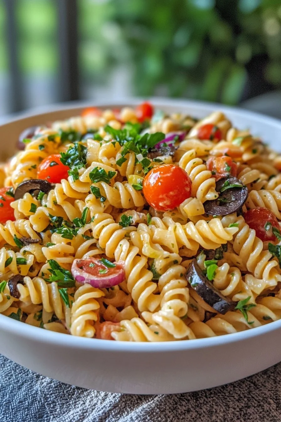 Olive Garden-inspired Pasta Salad