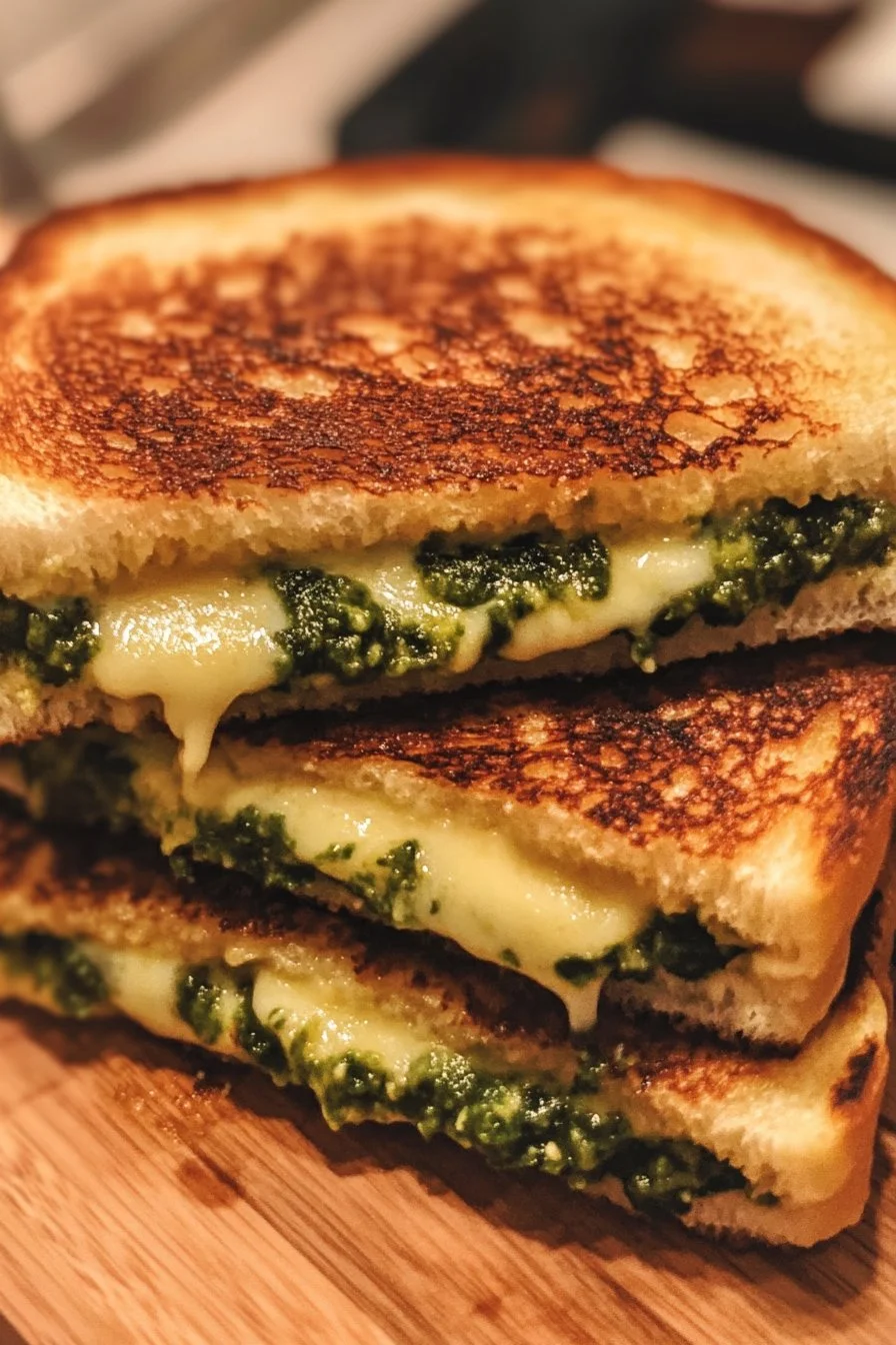 Pesto Grilled Cheese