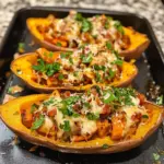 Protein Loaded Sweet Potato Boats