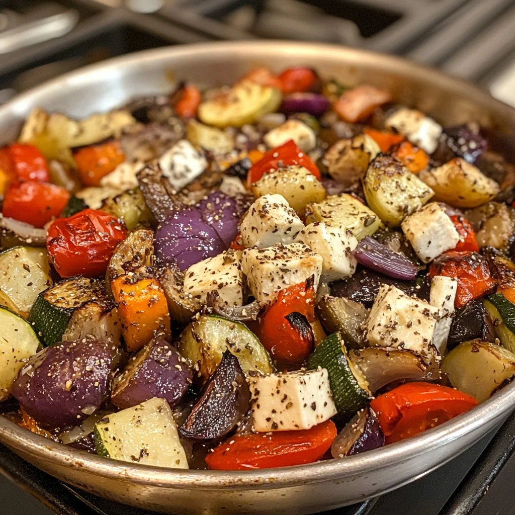 Quick and Easy One-Pan Greek Vegetables