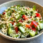 Refreshing Cucumber Couscous Salad