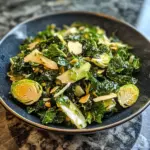 Simple Kale and Brussels Sprout Salad