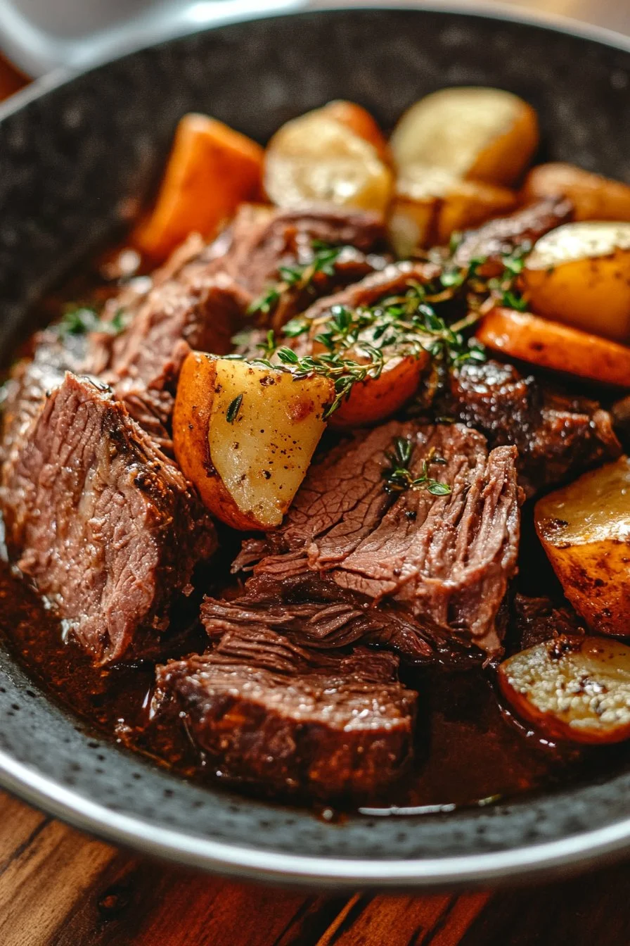 How To Make 5-Star Pot Roast in a Slow Cooker Fast & Easy