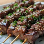 Teriyaki Beef Skewers